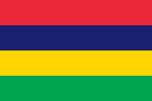 Bandera actual de Mauricio