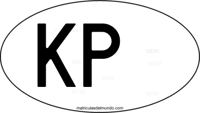 código internacional KP de Corea del Norte