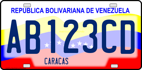Patente de automovil de Venezuela