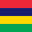 bandera pequeña de Mauricio