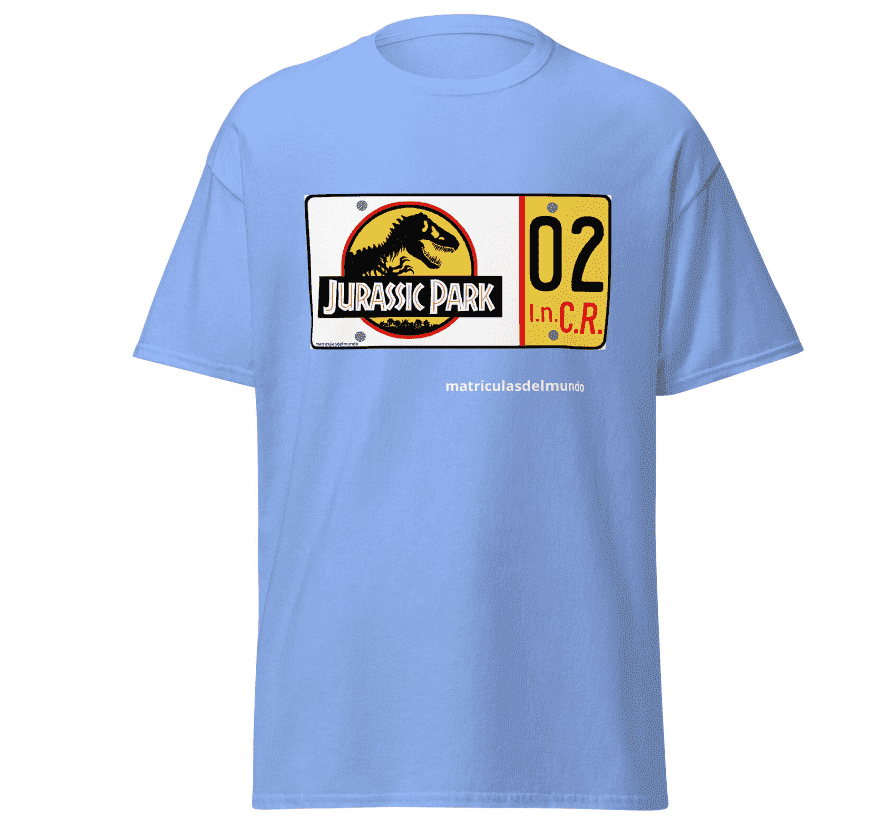 Camiseta con bandera de Jurassic Park