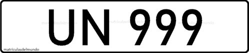 Matrícula de coche de Naciones Unidas con fondo azul matrícula de coche de Naciones Unidas con fondo azul. Blue plate from United Nations