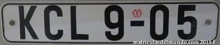 Matrícula de coche de Alemania del Este