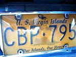 Matrícula de coche de Islas Vrgenes Estadounidenses