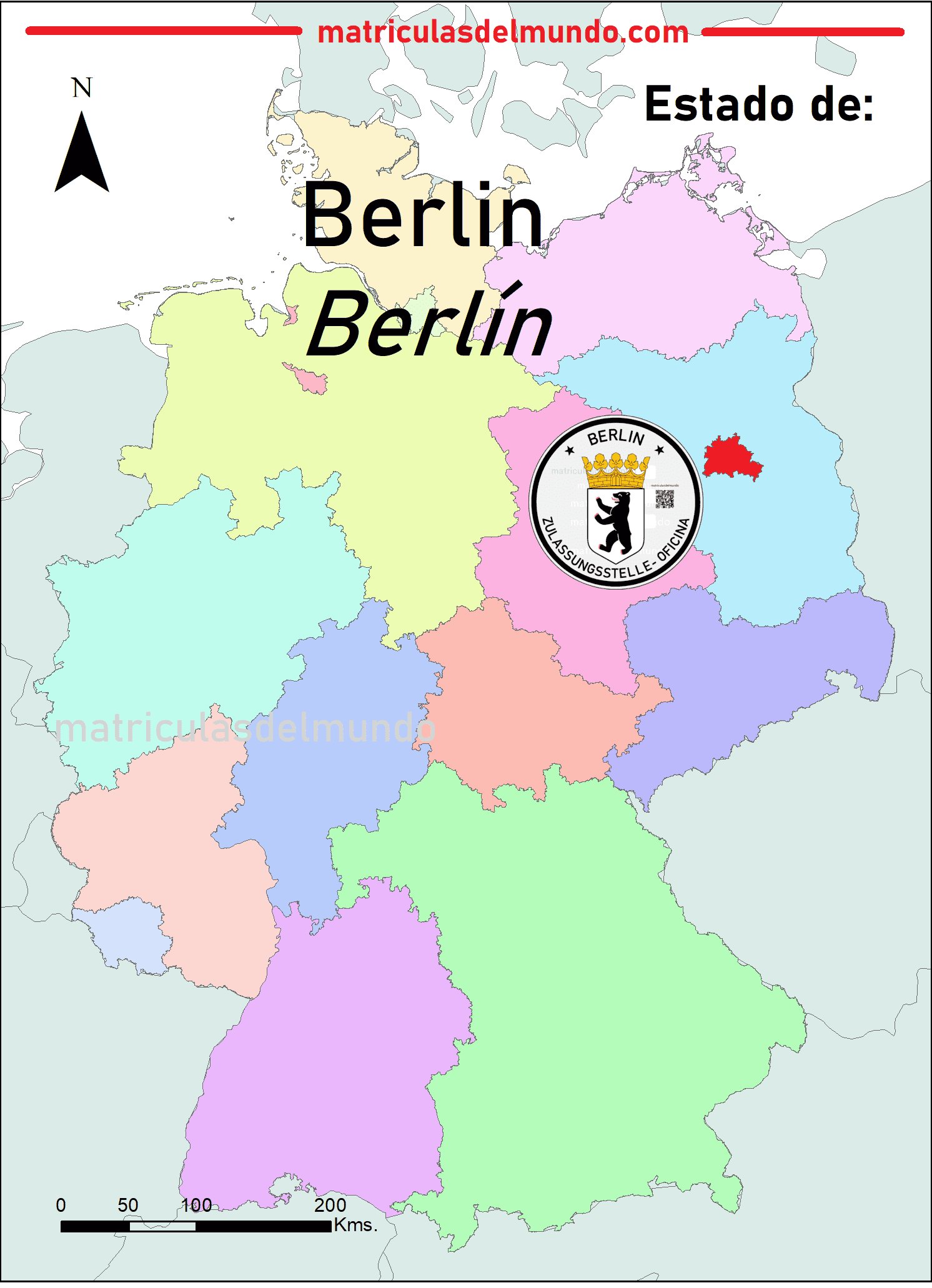 Imagen del mapa de Berlín