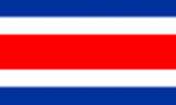 Bandera actual de Costa Rica
