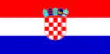 Bandera reducida de croacia