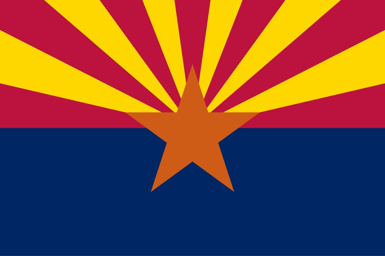 Bandera actual de Arizona