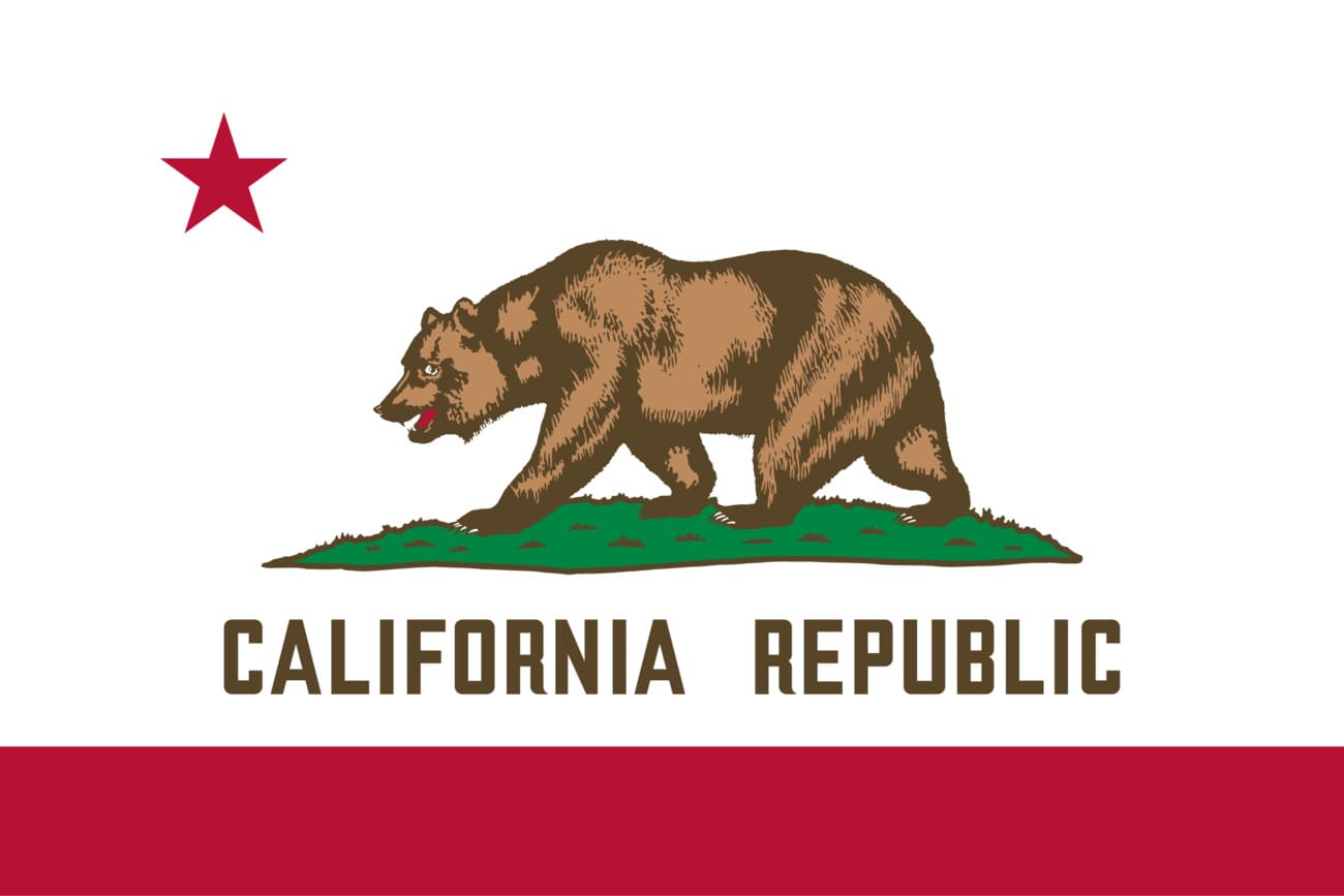Bandera actual de California