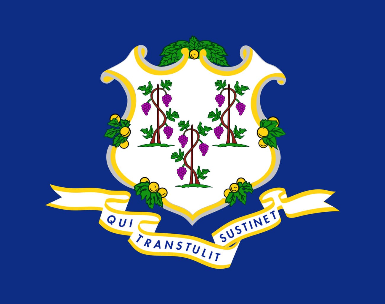 Bandera actual de Connecticut
