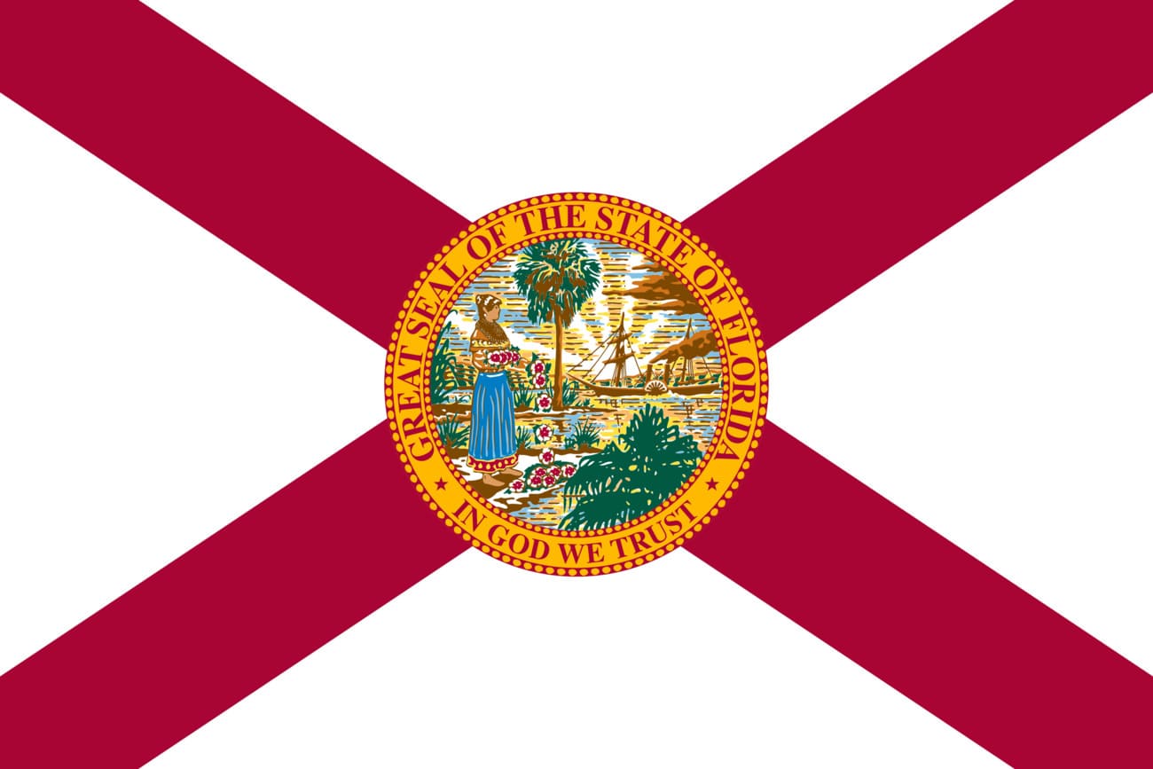 Bandera actual de Florida