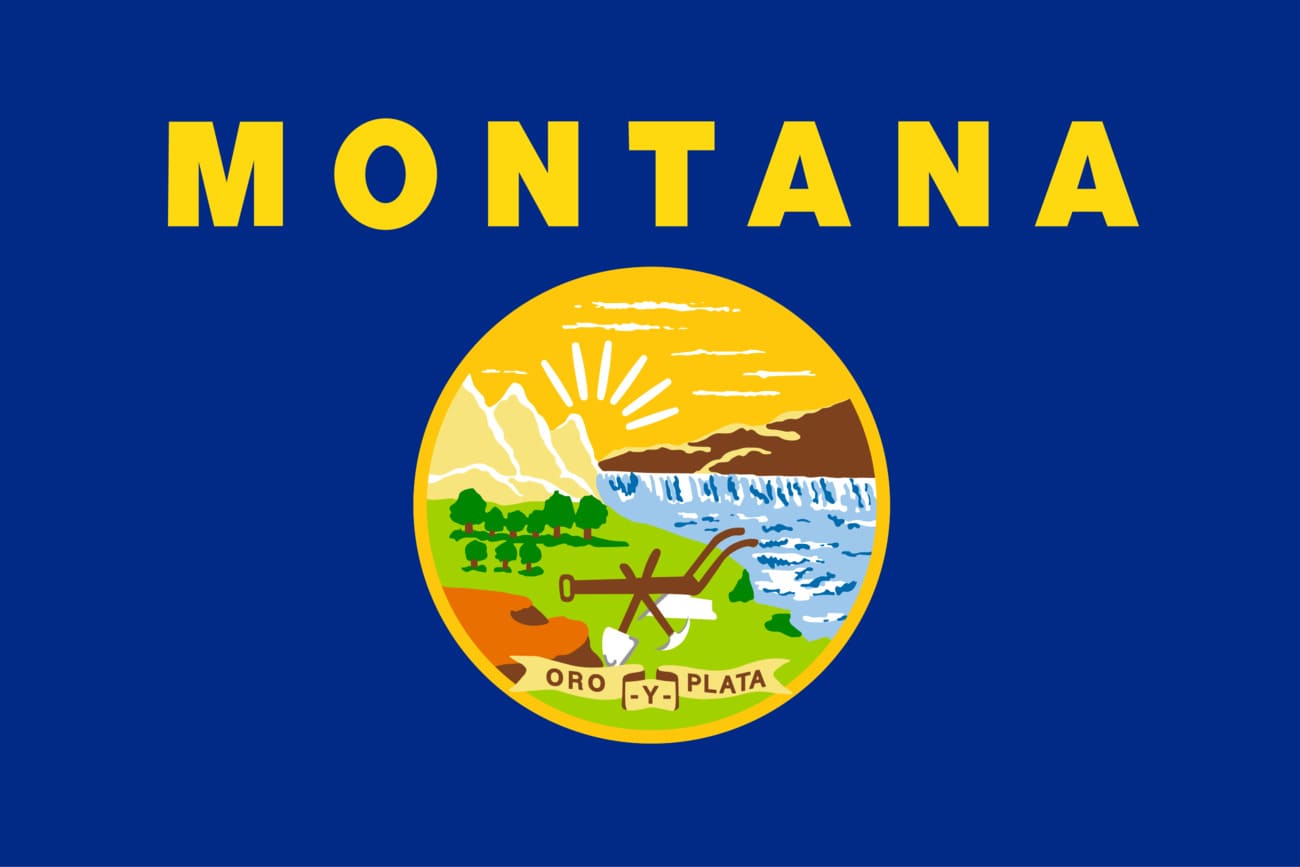 Bandera actual de Montana