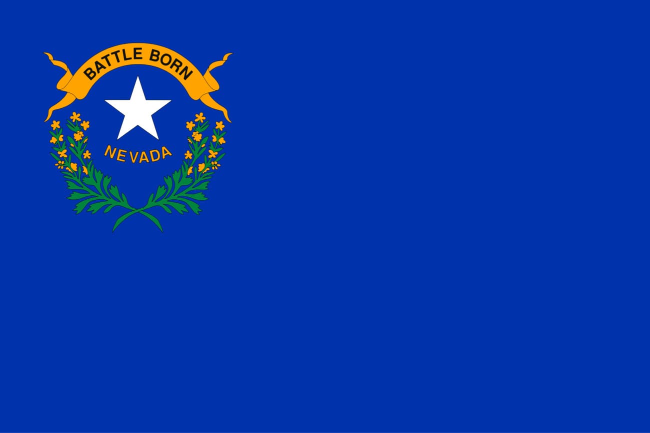 Bandera actual de Nevada