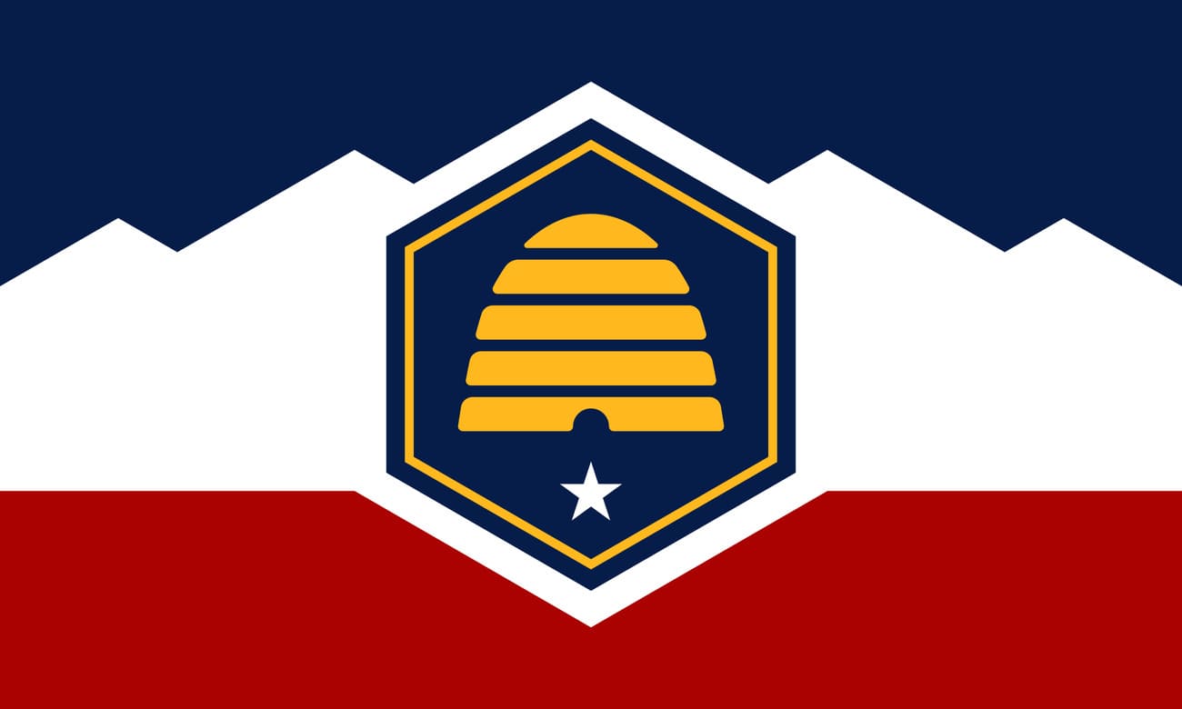 Bandera actual de Utah