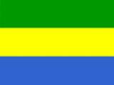 Bandera actual de Gabon