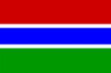 Bandera actual de Gambia
