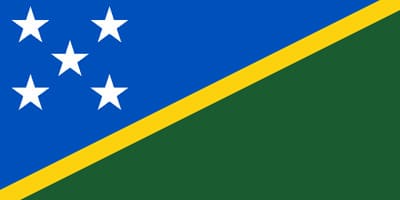 Bandera actual de Islas Salomón