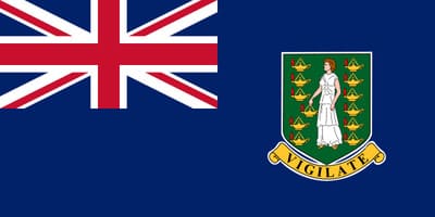 Bandera actual de Islas Vírgenes Británicas