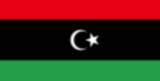 Bandera actual de Libia