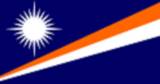 Bandera de las Islas Marshall Pacífico