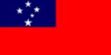 Bandera actual de Samoa