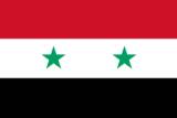 Bandera actual de Siria