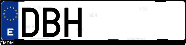 Matrícula española DBH, correspondiente al año 2004