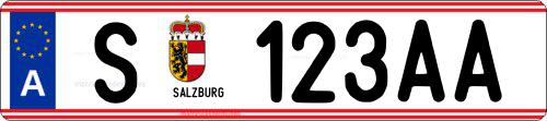 Matrícula de Austria Salzburgo