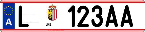 Matrícula de Austria Alta Austria