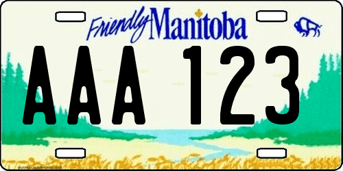 Matrícula de coche de Canadá de Northwestern Territories con forma de oso