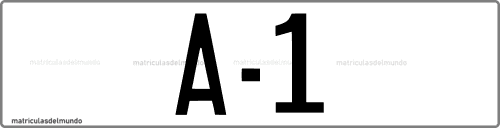 Primera matrícula de coche de Alicante con código A-1