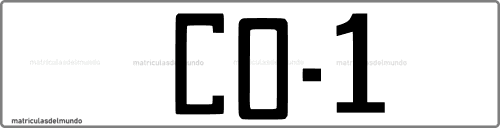 Primera matrícula de coche de Córdoba con código CO-1