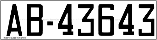 Última matrícula de Albacete en 1971