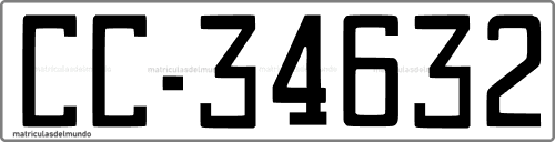 Última matrícula de Cáceres en 1971