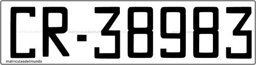 Última matrícula de Ciudad Real en 1971