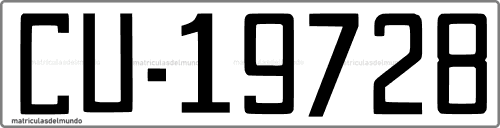 Última matrícula de Cuenca  en 1971
