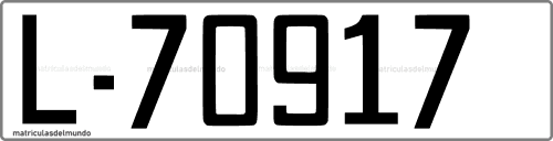 Última matrícula de Lérida en 1971