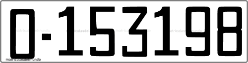 Última matrícula de Asturias en 1971