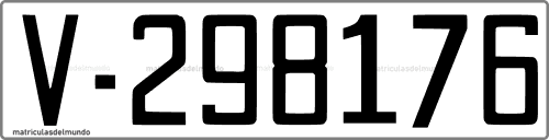 Última matrícula de Valencia en 1971