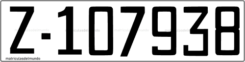 Última matrícula de Zaragoza en 1971