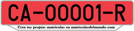 Ejemplo antigua matrícula provincial remolque de Cádiz