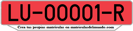 Ejemplo antigua matrícula provincial remolque de Lugo