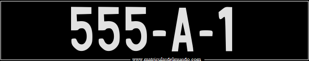 Matrícula Francia FONDO NEGRO hasta 1928