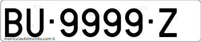 Matrícula de Burgos provincial