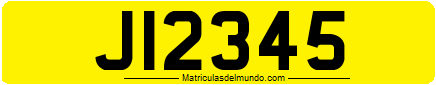 Matrícula de Jersey desde 1926