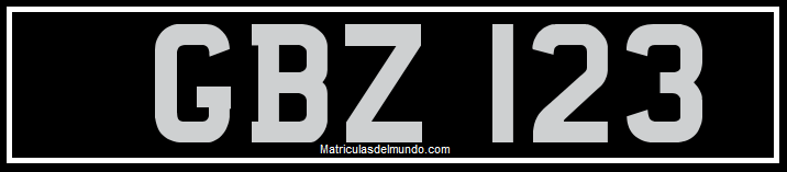 Matrícula de Gibraltar inicial