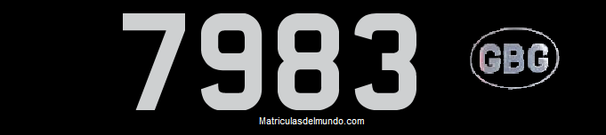 Imagen de ejemplo de matrícula con registro 