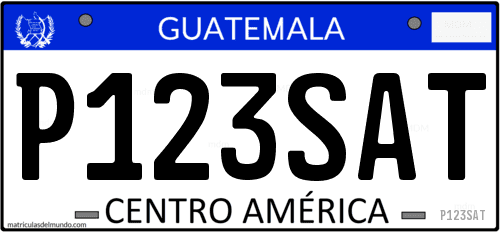 Creador matrícula Guatemala actual