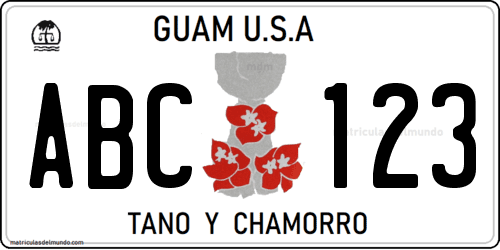Creador de matrículas y patentes de auto de Guam
