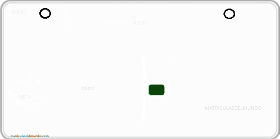 Matrícula de coche de Japón actual en Asia 